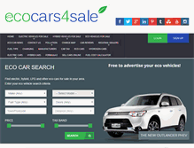 Tablet Screenshot of ecocars4sale.com